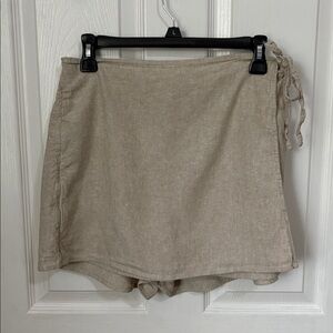 Old Navy Tan Wrap Skort